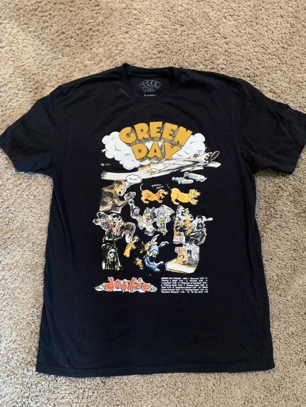Green Day Dookie T-Shirt Medium 38/40